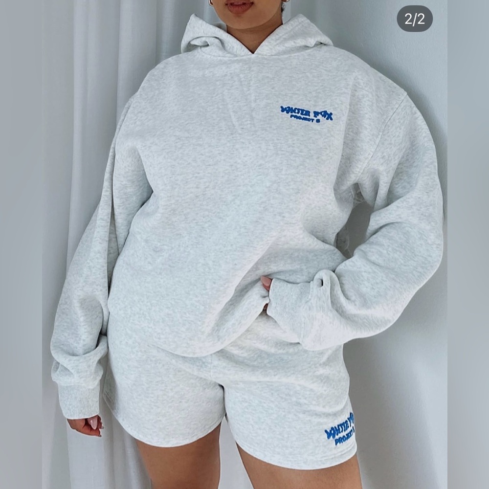 White Fox Project 5 Oversized Hoodie